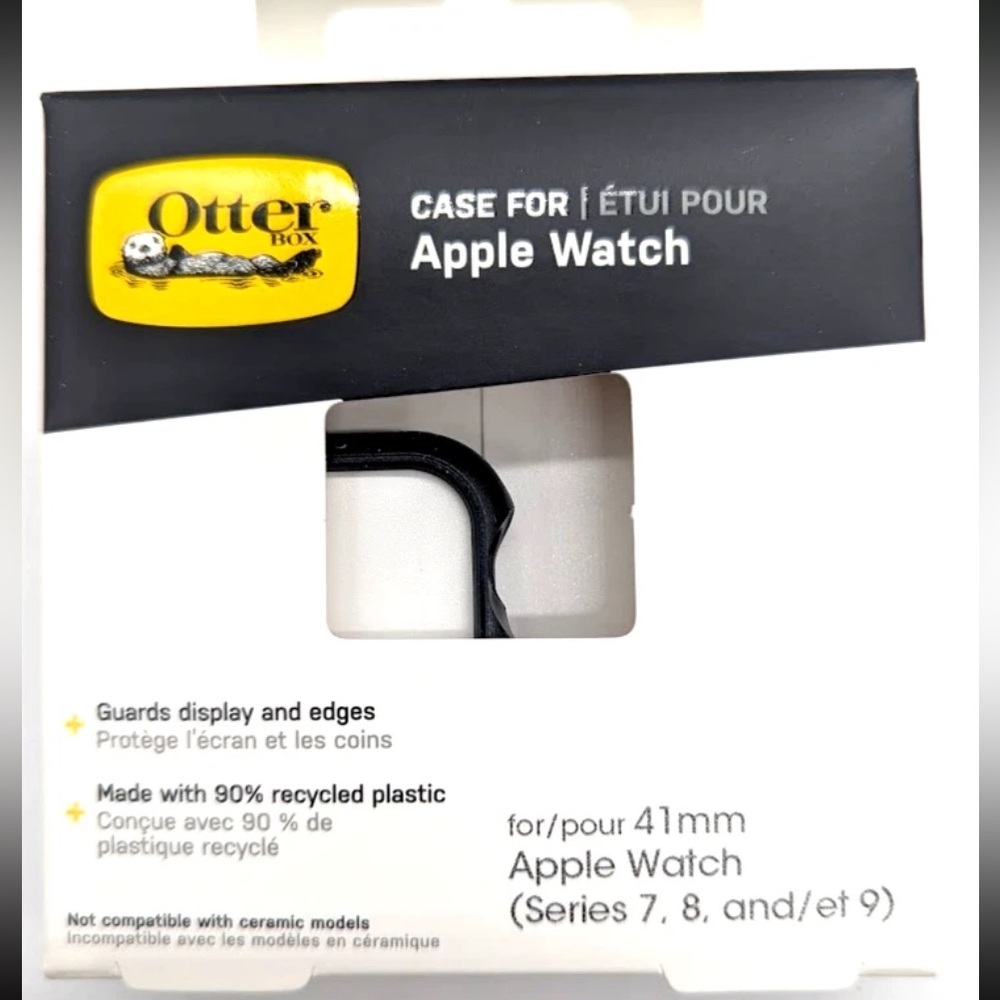 OtterBox Black Apple Watch Case Black 41mm series 7 8 9 New